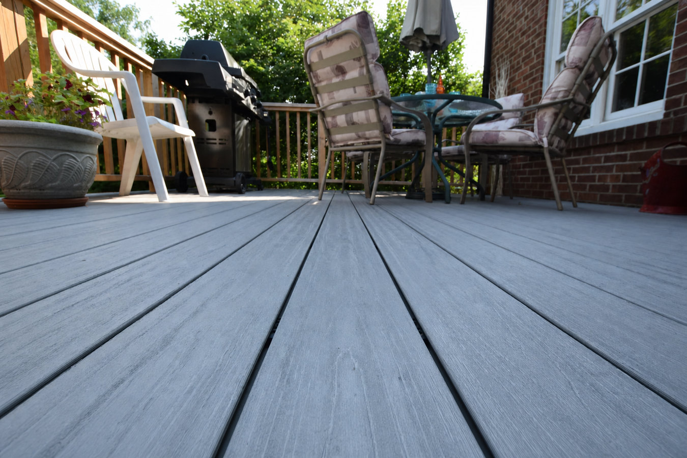 Trex deck installation in Piqua, OH